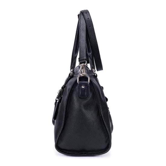 Prada Front Pocket Double Handle Tote en negro Cuero de ternero - Image 3