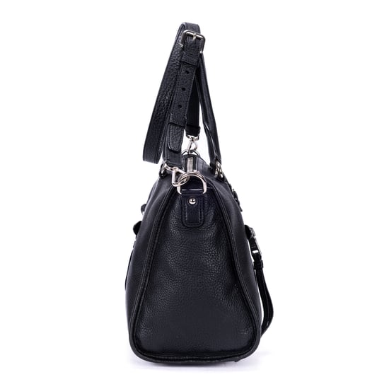 Prada Front Pocket Double Handle Tote en negro Cuero de ternero - Image 4
