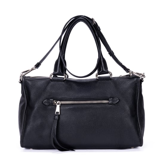 Prada Front Pocket Double Handle Tote en negro Cuero de ternero - Image 5