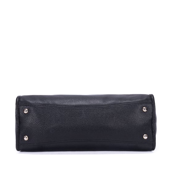 Prada Front Pocket Double Handle Tote en negro Cuero de ternero - Image 6