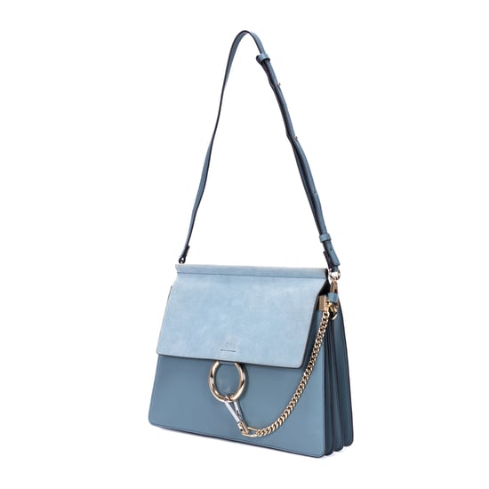 Chloé Faye Medium en Blue Cuero de ternero - Image 2