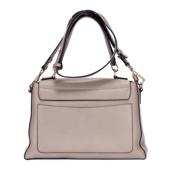 Chloé Faye Day Small en  gris Cuero de ternera - Image 5