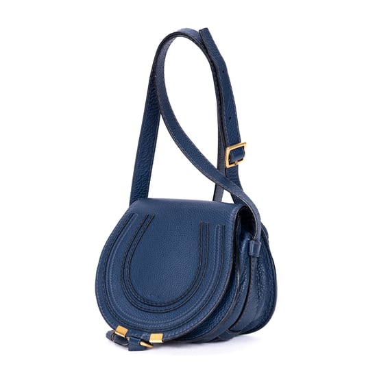 Chloé Small Marcie Saddle Small en  Marina Cuero de ternero - Image 2