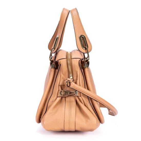 Chloé Medium Paraty Medium en beige Cuero de becerro - Image 3