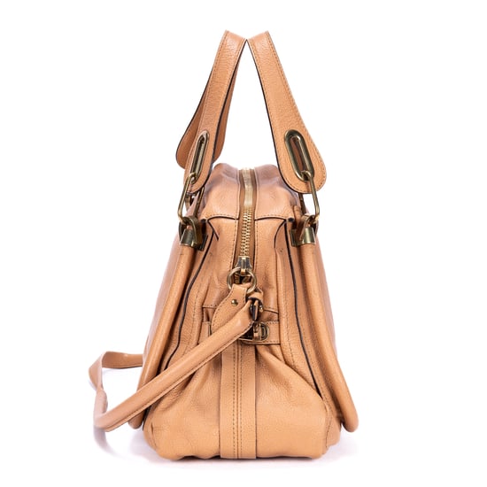 Chloé Medium Paraty Medium en beige Cuero de becerro - Image 4