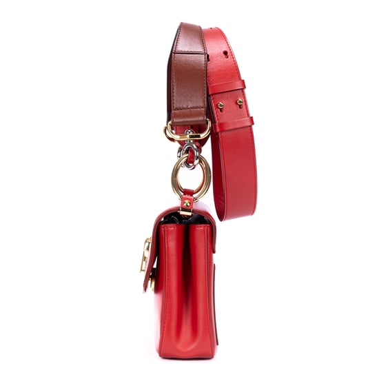 Chloé Medium C Bag Medium en  rojo Cuero de ternera - Image 3