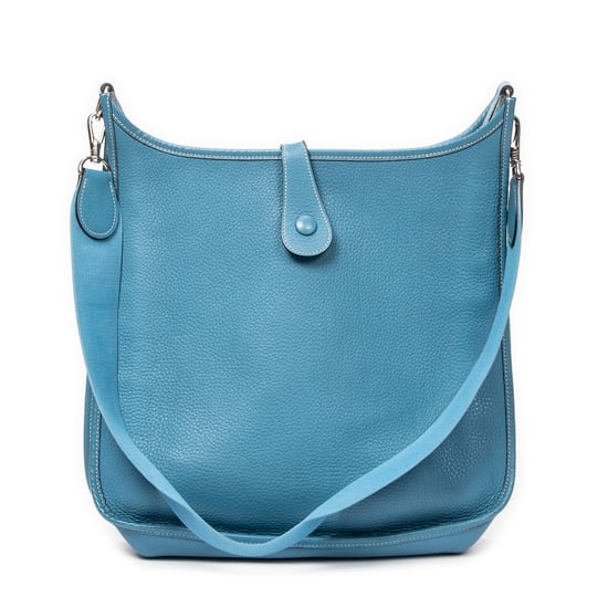 Hermès Evelyne I GM en  Blue Cuero de ternero - Image 5