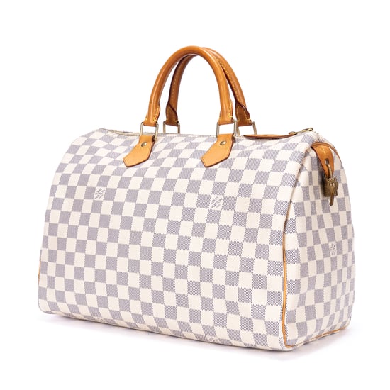 Louis Vuitton Speedy 35 en marfil Lienzo recubierto - Image 2