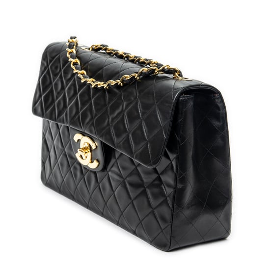 Chanel Maxi Jumbo XL Flap en Black Cuero de ternero - Image 2