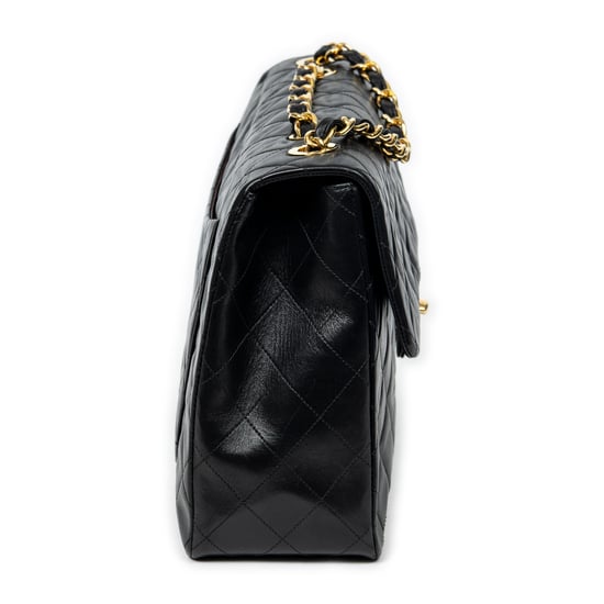 Chanel Maxi Jumbo XL Flap en Black Cuero de ternero - Image 4