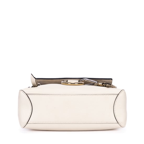 Chloé Faye Backpack Mini en  beige Cuero de ternera - Image 6