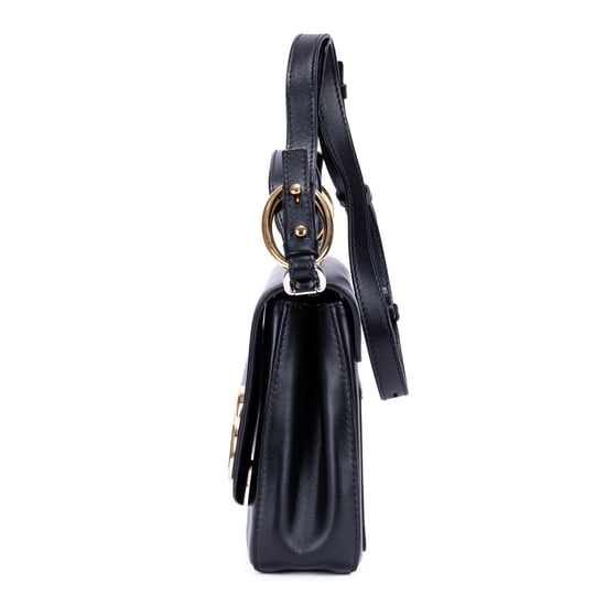 Chloé Small C Crossbody Small en negro Cuero de ternero - Image 3