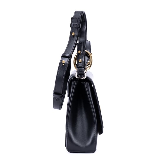 Chloé Small C Crossbody Small en negro Cuero de ternero - Image 4