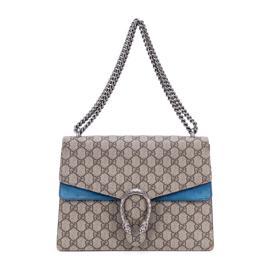Gucci Medium Dionysus Chain Crossbody Medium en beige Lienzo recubierto - Image 1