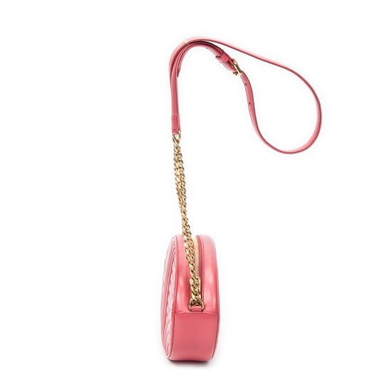 Prada Oval Chain Crossbody en Pink Cuero de ternero - Image 4