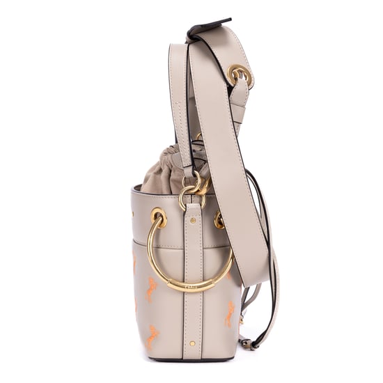 Chloé Roy Bucket  en  gris Cuero de ternero - Image 3
