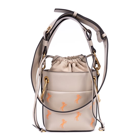Chloé Roy Bucket  en  gris Cuero de ternero - Image 5