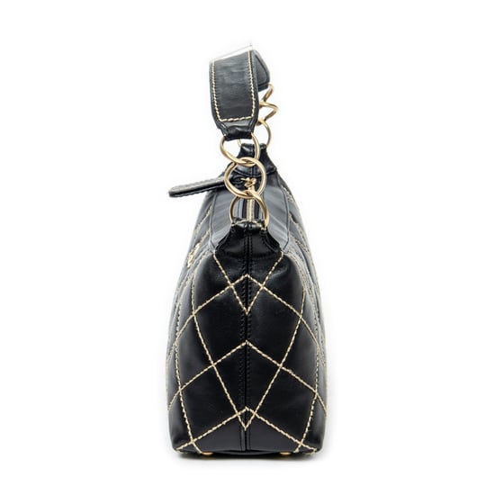 Chanel Surpique CC Hobo en Black Cuero de ternero - Image 3