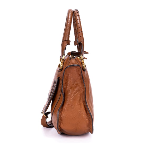 Chloé Medium Marcie Medium en Tan Cuero de ternero - Image 3