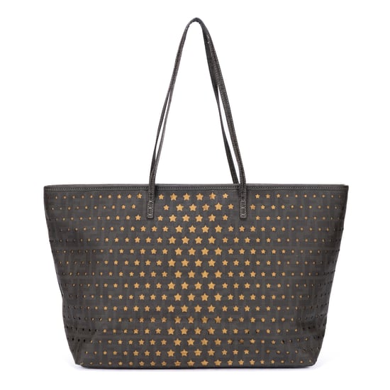 Fendi Spalmati Star Laser Cut Roll Tote Bag en verde oscuro Lienzo recubierto - Image 5
