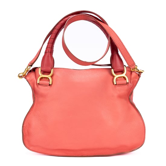 Chloé Medium Marcie Saddle Medium en rosa Cuero de ternero - Image 5