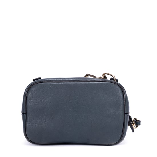 Chloé Faye Backpack Mini en  Marina Cuero de ternera - Image 6