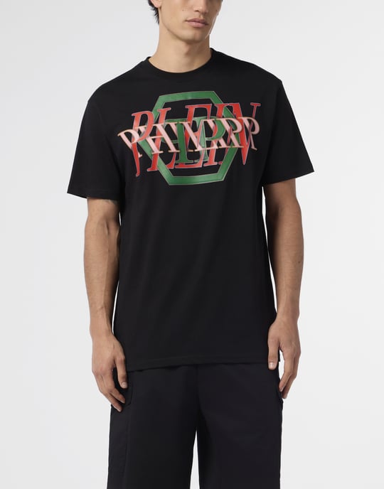 Round Neck T-Shirt Logo Hexagon - Image 2