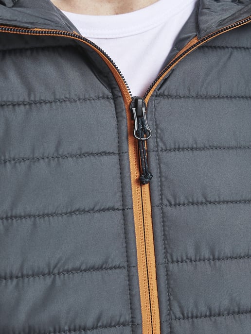 Chaqueta Jack & Jones Verano Jje Multi Chaqueta Acolchada Gris - Image 3