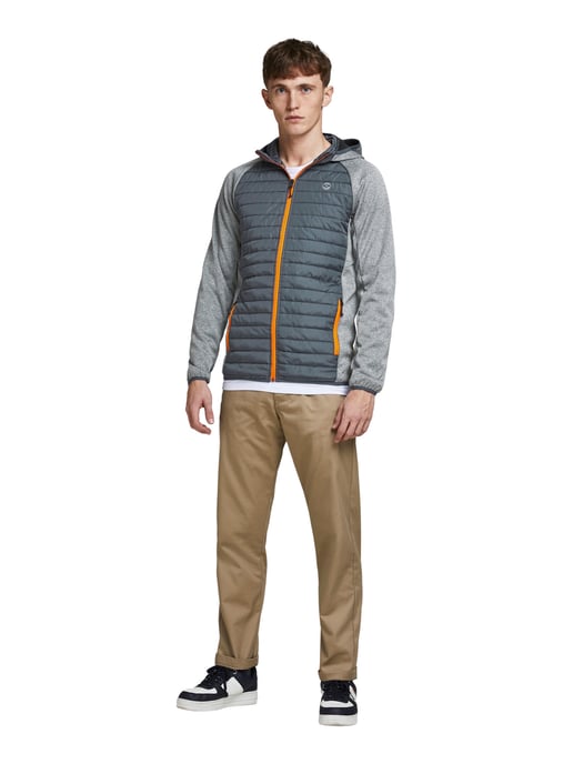 Chaqueta Jack & Jones Verano Jje Multi Chaqueta Acolchada Gris - Image 4