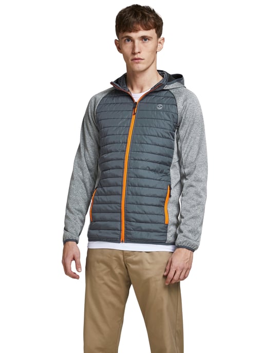 Chaqueta Jack & Jones Verano Jje Multi Chaqueta Acolchada Gris - Image 5