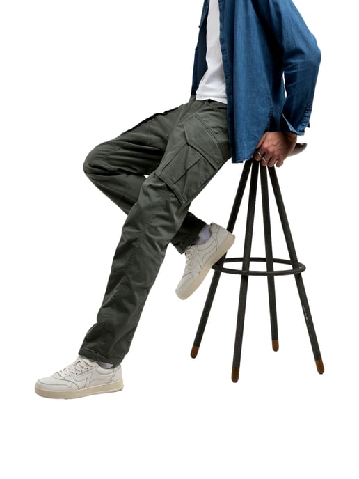 Pantalones Cargo Replay Joe para Hombre en Gris - Image 5