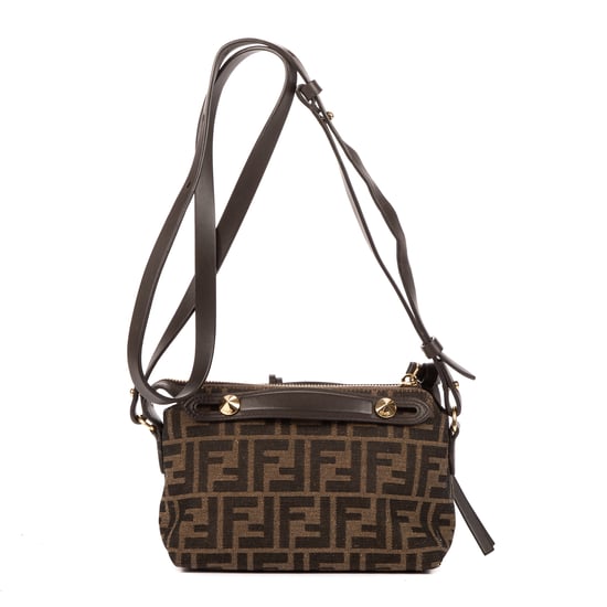 Fendi By The Way Mini en Brown Lienzo - Image 4