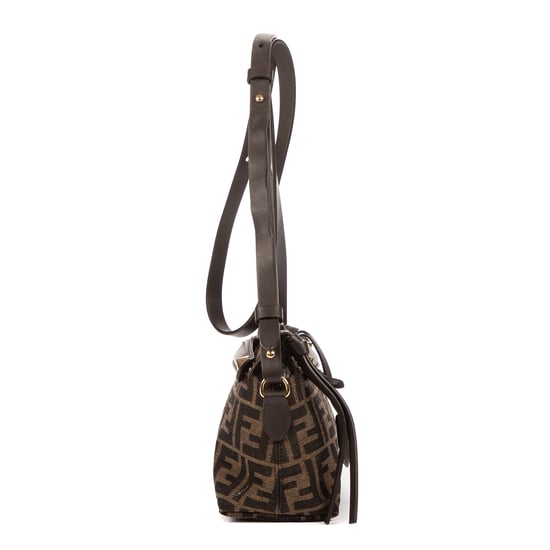 Fendi By The Way Mini en Brown Lienzo - Image 5