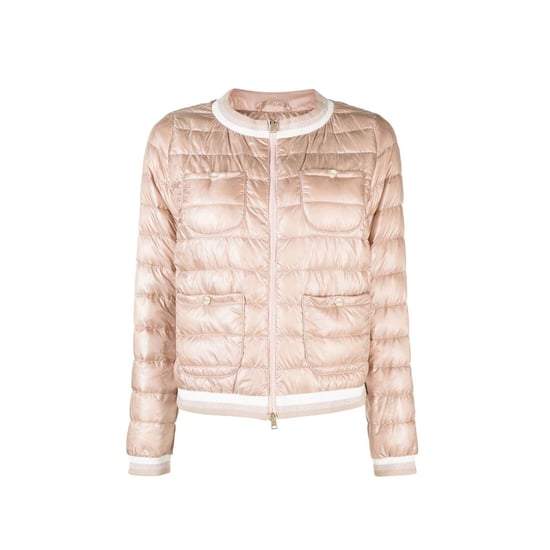 Herno Chaqueta Acolchada con Ribete de Rayas - Image 1