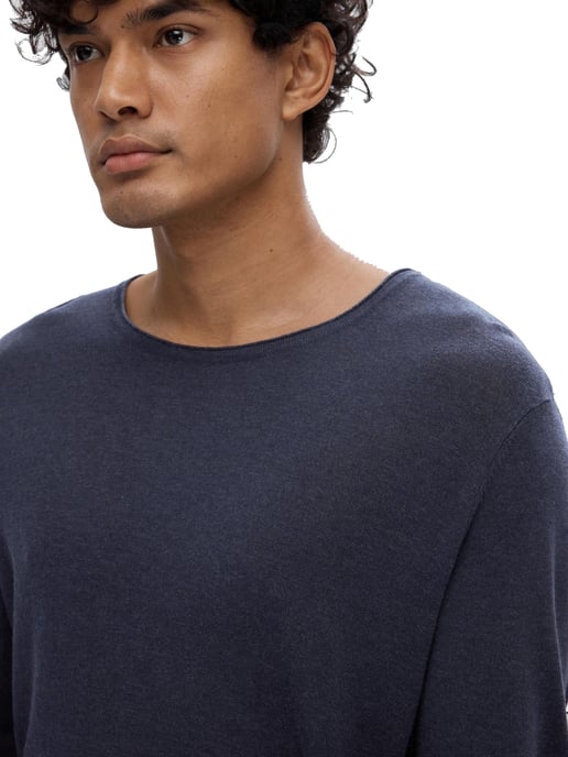 Selected Sweaters Rocks Cuello redondo Azul zafiro oscuro - Image 5