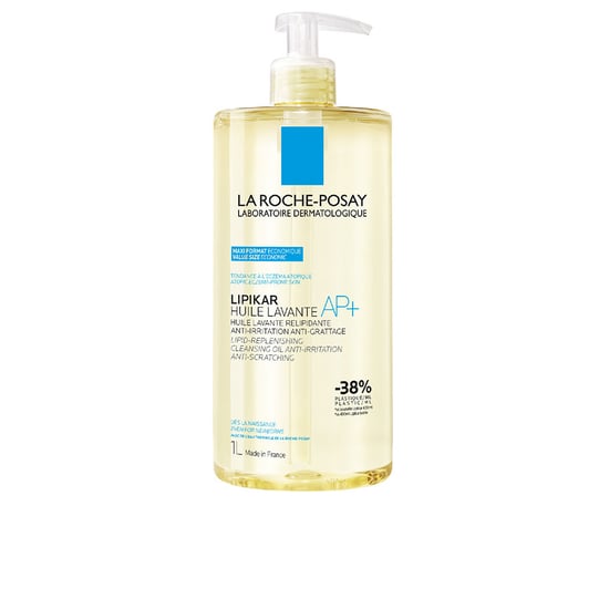 Lipikar Aceite Lavante Ap+ Limpiador Corporal Antiirritación Para Pieles Atópicas 1000 ml - Image 1