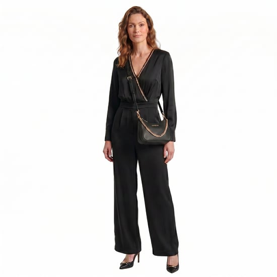Bolso de hombro de cuero convertible para mujer 35F5GTVC5L - Image 3