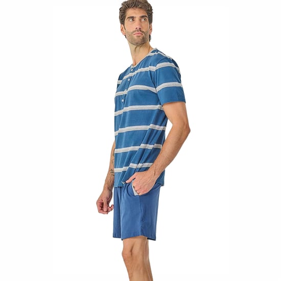 Pijamas de verano de hombre de manga corta JJB21 - Image 4