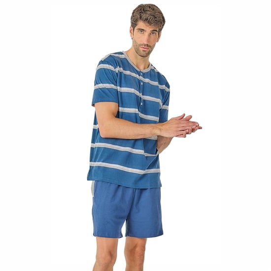 Pijamas de verano de hombre de manga corta JJB21 - Image 5