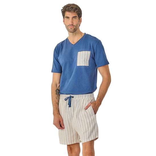 Pijamas cortos de verano para hombre JJB22 - Image 4