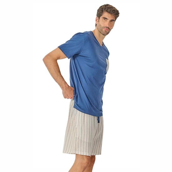 Pijamas cortos de verano para hombre JJB22 - Image 5