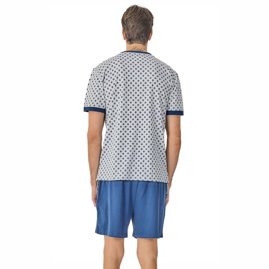Pijamas de verano de manga corta para hombres JJB21 - Image 3
