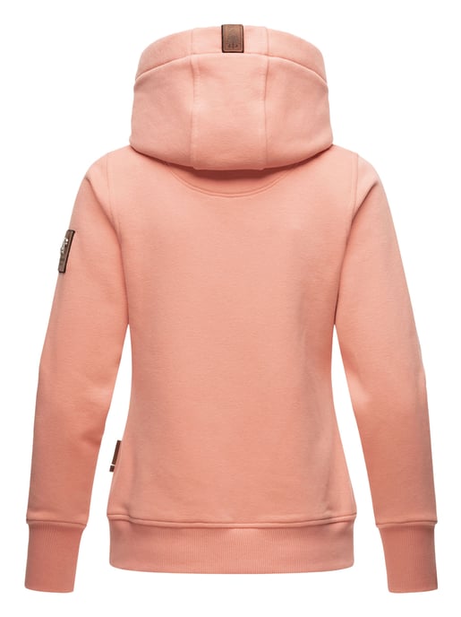 Navahoo Sudadera Mujer Namikaa – Con Capucha, Cuello Alto & Detalles en Polipiel - Image 3