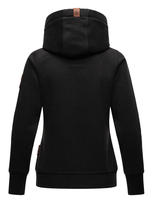 Navahoo Sudadera Mujer Namikaa – Con Capucha, Cuello Alto & Detalles en Polipiel - Image 3