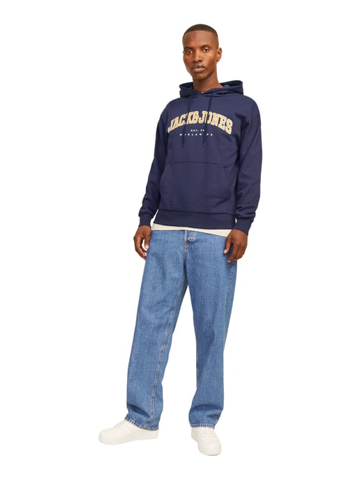 Jack & Jones Caleb Sweat Hood Azul - Image 4
