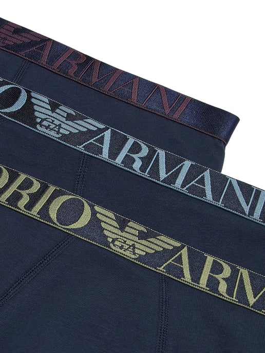Emporio Armani 3 Pack Cotton Stretch Trunk - Image 4