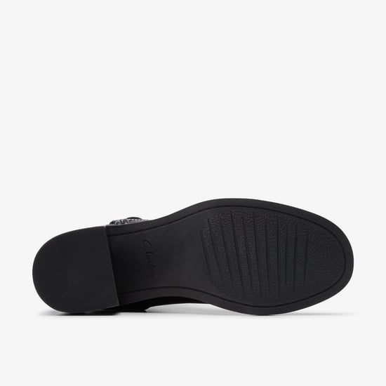 Chamberly Trim Black Leather Botas - Image 3