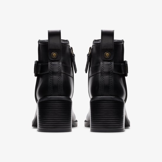 Chamberly Trim Black Leather Botas - Image 5