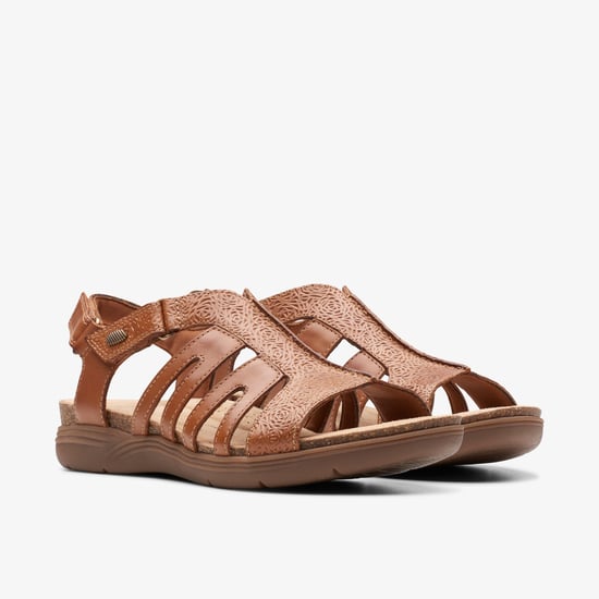 Sandalias de Cuero Marrón Abril Belle - Image 4