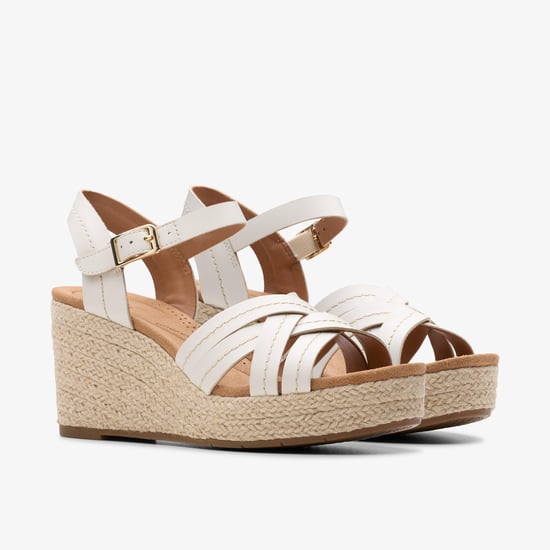 Sabina Strap Cream Leather Sandalias - Image 4